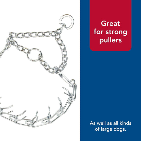 Coastal Pet Titan Dog Prong Training Collar, Rust-Resistant Metal for Dog Training - Quality Dog Supplies - 4 mm x 22"