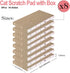 8 Packs in 1 Cat Scratch Pad, Reversible Durable Cardboard Cat Scratcher, Premium Scratch for Cats to Rest and Play
