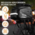 West Biking Bike Rear Seat Bag, Double Water Resistant Zipper Bicycle Trunk Pannier, 8.6L Capacity
