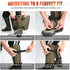 Frelaxy Waterproof Snake Gaiters, Adjustable Snake Guard Chaps for Lower Legs, Snake Bite Protection for Men & Women