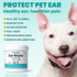120 Counts, MEDUWEDU Ear Cleaner Wipes Dog Ear Cleaner, Grooming Kit Care for Dogs and Cats, Soft & Easy Otic Cleaning