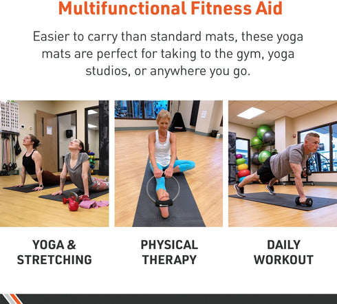 Body Sport High-Density Yoga Mat - Non-Slip & Shock Absorbent