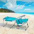 Hikarinowa Backpack Outdoor High Beach Lawn Chair,Portable Lightweight Folding Chair for Adults,Folding Beach