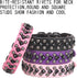 Spiked Studded Dog Collar, Soft PU Leather Squared Spike Adjustable for Small Medium Large Dogs