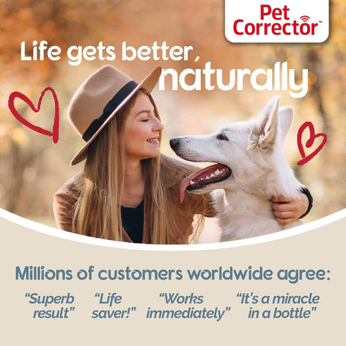 PET CORRECTOR Dog Trainer, 200ml, 4 Pack - Stops Barking, Jumping, Food Stealing, Easy to Use, Safe, Humane