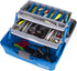 Flambeau Outdoors 6382TB 2-Tray Classic Tray Tackle Box - Blue/Gray