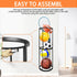 Garage Ball Storage Rack, Wall-Mounted Basketball Holder, Vertical Sports Ball Storage Organizer for Soccer,