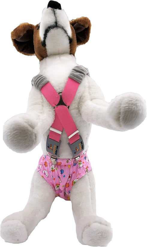9lb 25lb, Dog Suspenders for Pet Clothes Apparel Diapers Pants Skirt Belly Bands Small Medium and Large Dogs (XS/M: