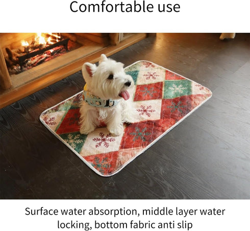 ZuLiMia 2 Pack (31*36inch(2pieces)) Reusable Puppy Changing Pads, Washable Dog Changing Pads, Non-Slip Pads, Absorbent