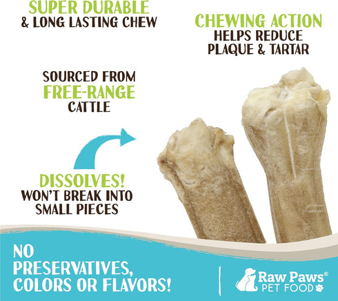 Raw Paws Compressed Rawhide Dog Chew Variety Pack, 10 Pack - 10" Sticks & 6" Bones for Medium Dogs