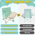 Toddler Beach Chair for Baby - Lightweight Kids Folding Camping Chair with Tray and Storage Bag, Easy to Clean, Safe