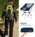 Backpacking CAMEL CROWN Portable Camping Chair Lightweight Compact Folding Chair Mesh for Outdoor Camp Travel Beach