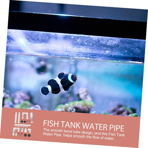 1 Set Plumbing Fittings Fish Tank Filter Tube Aquarium Filter Water Tube External Filter Water Case Filter Water Tubing Aquarium Overflow Kit Water Supply Abs Wave