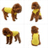 2018 Pet Clothes Dog Clothing - Classic Blank T-shirt Tanks Top Vests for Small, Medium, Large Dogs (XXXXL, Yellow)
