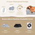 Orthopedic Dog Bed for Large Dogs, Waterproof Bed with Bolsters, Removable Washable Cover & Non-Skid Bottom (Large,