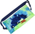 Small Animal Sling Carrier for Bearded Dragons, Lizard Carrier with Adjustable Strap (Blue-Green)