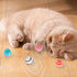 4PCS 1g 1.18 Inches Andiker Wool Cat Balls, Lightweight Soft Planet-Shape Funny Cat Balls Interactive Cat Toys