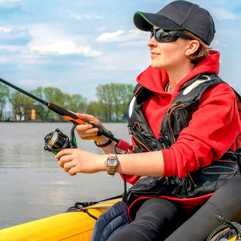 Paddle Leash Safety Rod Bungee Holder, Innovative Gel Grip for Kayaking, Canoeing