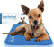 The Green Pet Shop Cool Pet Pad - Extra Small, Blue - Self-Cooling, Pressure Activated Mat for Dogs & Cats up to 8 lbs