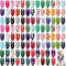 Generic 100 Pieces Holiday Dog Bandanas Halloween Thanksgiving Christmas New Year Bandanas for