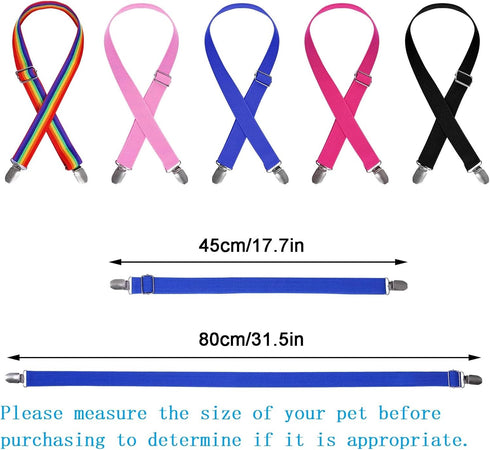 mifengda Dog Suspenders Diapers Suspenders Female Male Adjustable Pet Diapers Keeper for Dog Diapers Pet Clothes Small