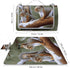 LZQPOEAS (58.3" 58.3"), Little Squirrel Picnic Blanket Outdoor, Square Foldable Lightweight Waterproof Beach Mat X