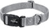 Hyhug Pets Tough Basic Regular Collar for Medium Dogs, Unique Design with Adjustment Triglide Slide (Sleet Gray)