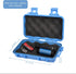 Waterproof Airtight Plastic Container, Dry Storage Box with 2 U Shape Buckle for Fishing, Camping, Hiking (L-Blue)