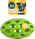 (9 Inch JW Pet Hol-ee Football Dog Toy Puzzle Ball, Natural Rubber, Large Length), Colors May Vary