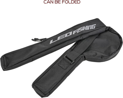 Portable Fishing Rod Case, Folding Fishing Pole Bag for Tackle Protective Cover, Special Design for Fishing Poles with