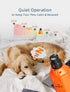 Super Quiet Dog Nail Grinder 45 db - 6-Speed Pet Nail Trimmer with 2 LED Lights & 3 Grinding Ports for All Dog Sizes