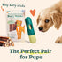 WOOF BullySafe Durable Dog Chew Holder, Safe Bully Stick Holder for Long-Lasting Play, Easy to Clean.