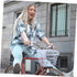 Thickened Electric Bike Basket with Cover Practical Storage Holder for Front Handlebar Fit for Adult Bicycles Spacious