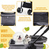 NChanmar 3-in-1 4 Dog Stroller Folding Dog Stroller for Medium Small Dogs Pet Stroller Cat Stroller Wheels