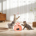 4-in-1 Interactive Cat Toy for Indoor Cats, Modular Design with Cat Treats Puzzle Slow Feeder, Teaser Wand, Ball Maze