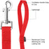 AMAGOOD 6 FT Puppy/Dog Leash, Strong and Durable with Easy to Use Collar Hook (Red, Pack of 1)