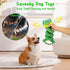 Interactive Plush Dog Chew Toys for Large Medium Small Breeds - Puppy Toys for Boredom and Tug of War