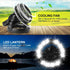Odoland Portable LED Camping Lantern with Fan - Emergency Light