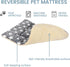 TMbsfatn (39x28x1.5in) Dog Bed Pet mat Dog Box mat Machine Washable Grey