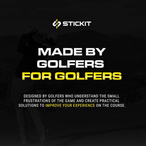 29 29 STICKIT Magnetic Golf Towel - Ultra-Absorbent with Waffle Weave Microfiber - Golf Towel with Magnet for Bags