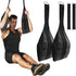 Hanging Ab Straps for Pull Up Bar, Padded Arm Support Slings for Abdominal Muscle Building