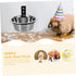 1 Set Stainless Steel Hanging Dog Bowls Tableware Split Cat and Dog Supplies Wall-Mounted Dog Food Dispenser Dog Food Collapsible Dog Bowl Dog Bowl Wall Hanging Puppy Water Bowl