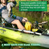 Kayak Paddle Holder, Fishing Net and Poles Holder, Track Mount Accessories for Fishing Kayak, Canoe, Paddle Board