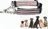 Martingale Collars for Dogs: Heavy Duty Stainless Steel Chain Training Collar, Adjustable Reflective Nylon (Pink, S)