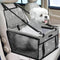 PetsHome Dog Car Seat, Foldable Booster Seat, Waterproof Oxford Travel Bag for Small to Medium Dogs, Pattern Grey