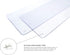 LAMINET Deluxe Cat Scratch Shields - Set of 4 Heavy Duty Flexible Plastic Shields (21" L x 5.5" W)
