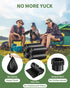 50 8 5 1.1 Portable Toilet Bags, Thick Biodegradable Camping Toilet Bags for Portable Potty, Gal Compost Toilet Waste