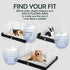MEEXPAWS Dog Pee Pad Holder Foldable with Dog Litter Box Enclosure High Wall, Puppy Pad Holder Tray Liner Base with DIY