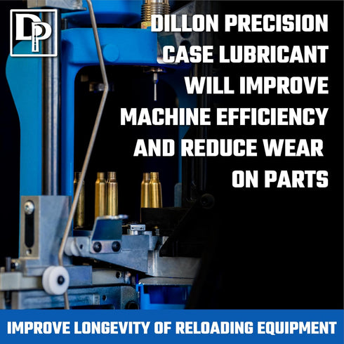 8 oz Dillon Precision Case Lubricant Non-Aerosol Spray for Brass Cases | Lanolin-Based Formula for Smooth Sizing