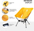 Backpacking 330 lbs ONETIGRIS Tigerblade Camping Chair, Lightweight Folding Hiking Chair, Compact Portable Capacity